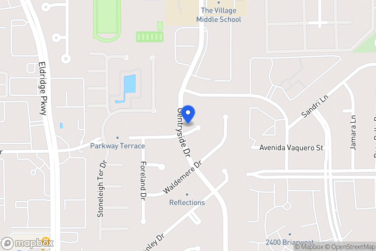 Map of 13010 Rincon Dr, Houston