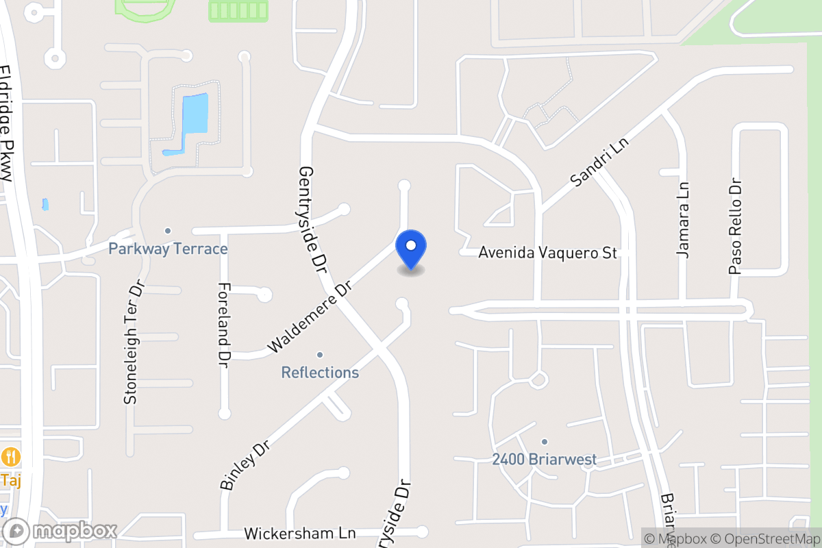 Map of 13027 Waldemere Dr, Houston