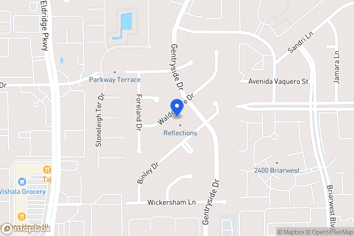 Map of 13111 Waldemere Dr, Houston