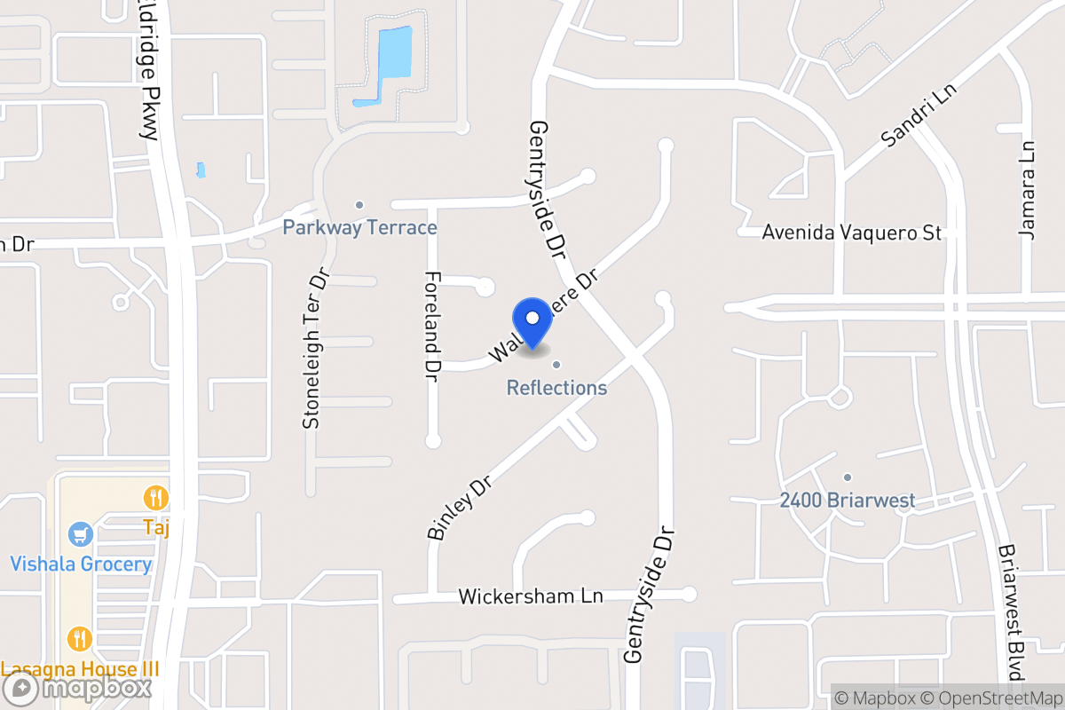 Map of 13115 Waldemere Dr, Houston