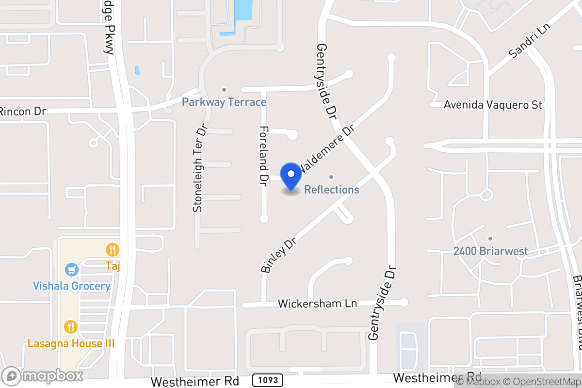 Map of 13127 Waldemere Dr, Houston