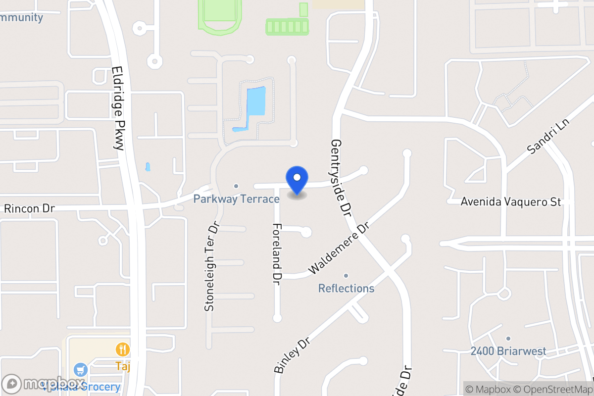 Map of 13115 Rincon Dr, Houston