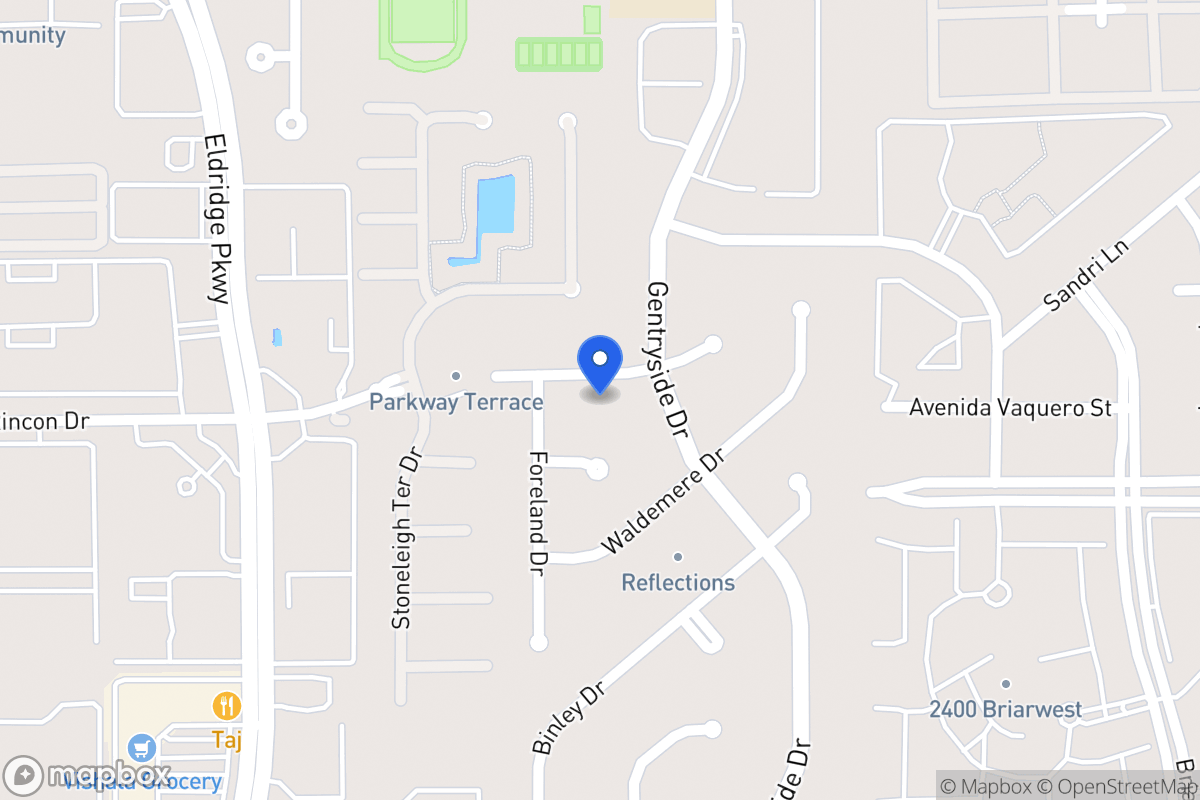 Map of 13111 Rincon Dr, Houston