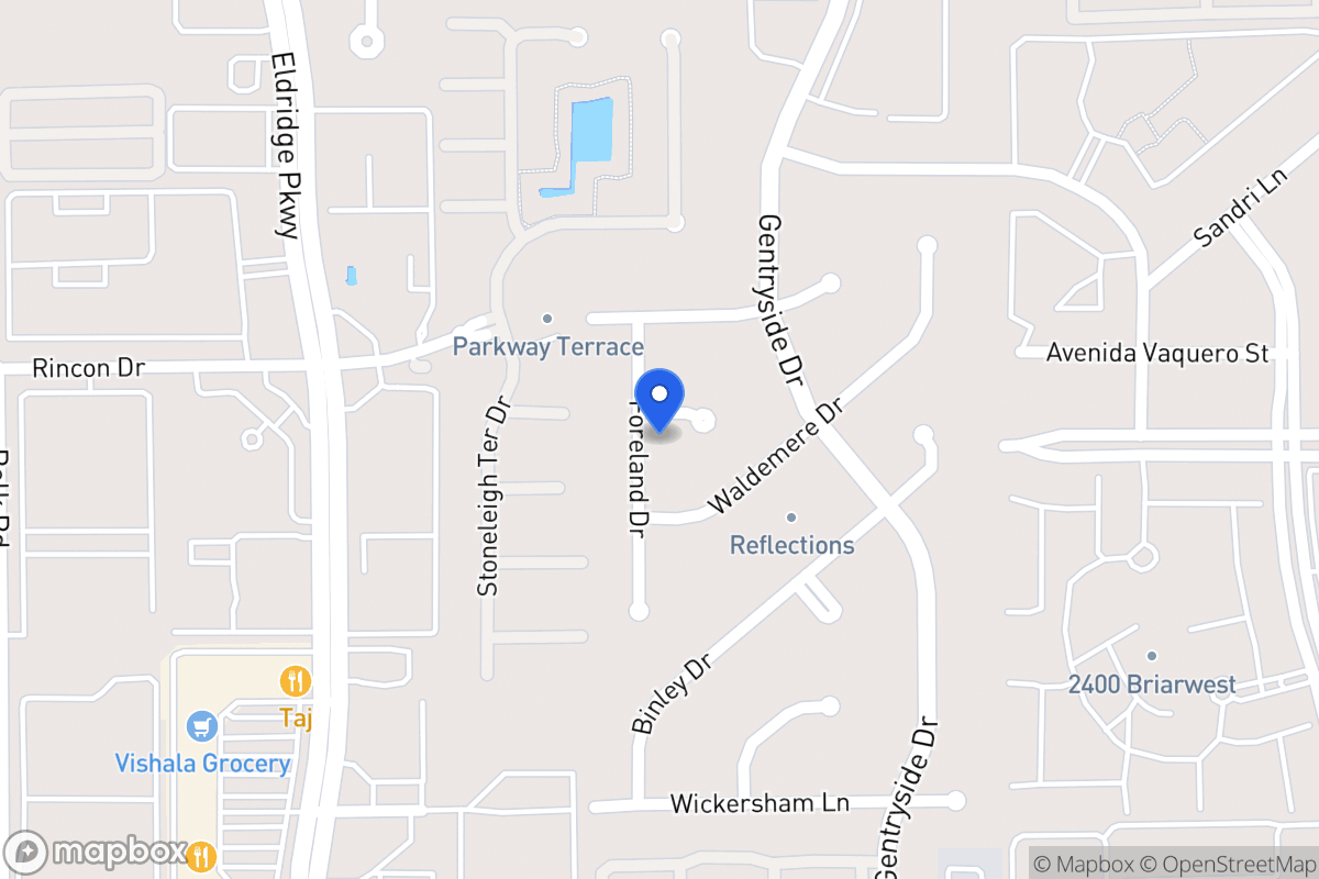 Map of 13115 Ivyside Dr, Houston