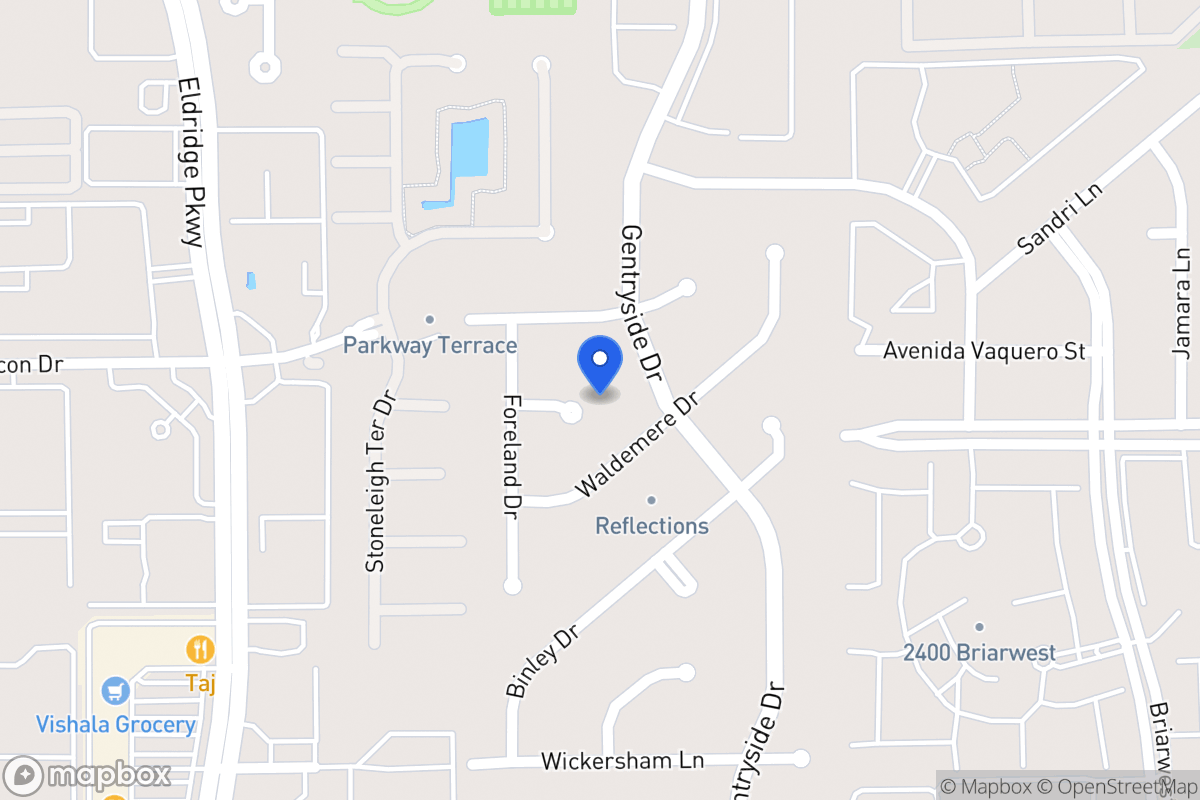 Map of 13102 Ivyside Dr, Houston