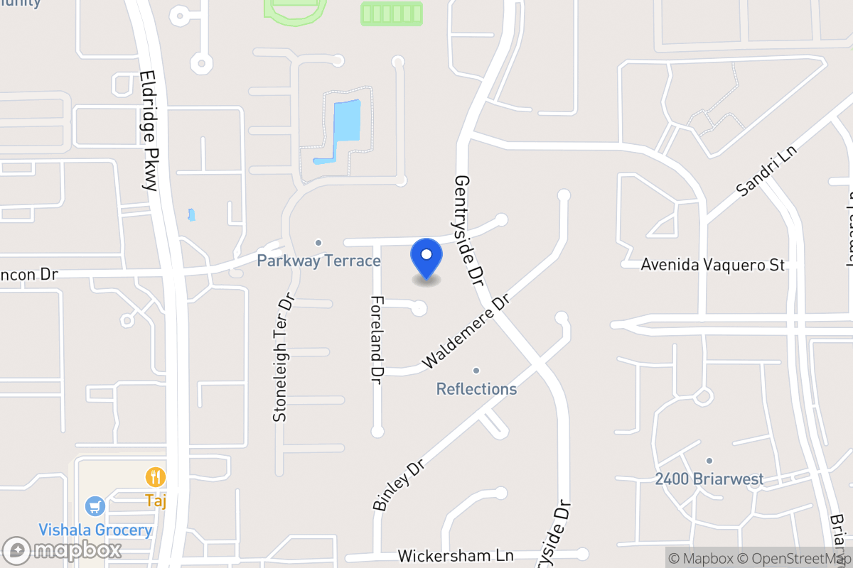Map of 13106 Ivyside Dr, Houston