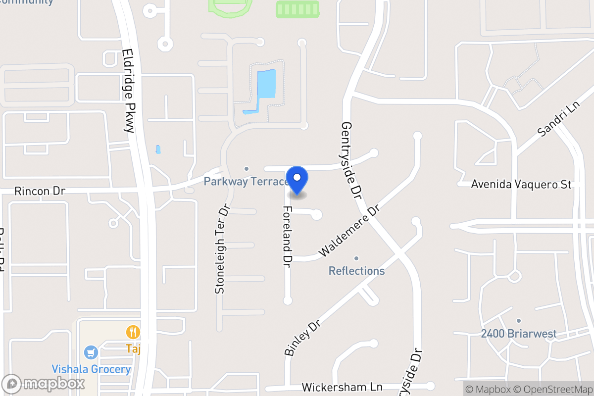 Map of 13114 Ivyside Dr, Houston