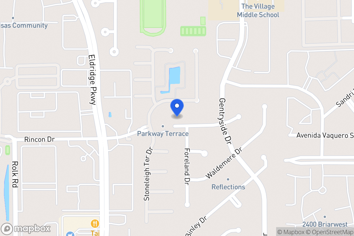 Map of 13126 Rincon Dr, Houston