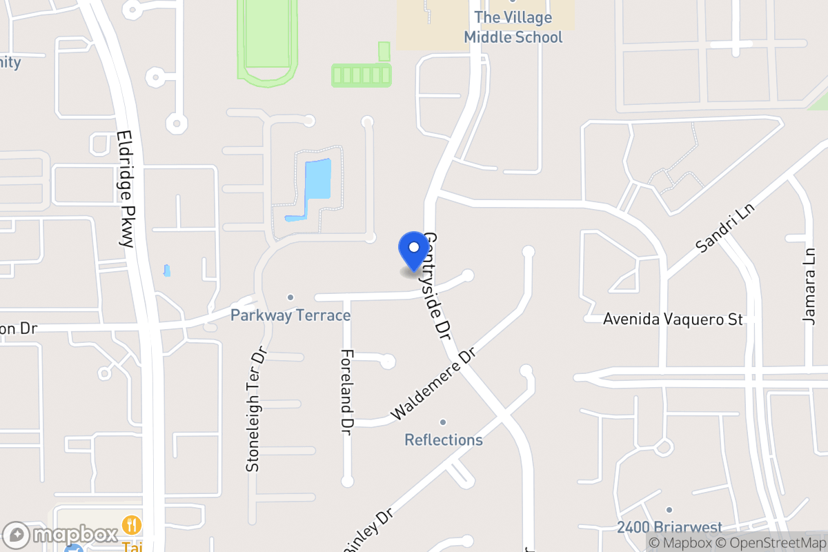 Map of 13102 Rincon Dr, Houston