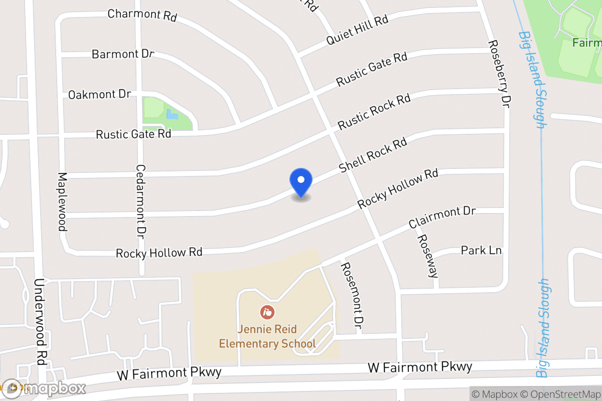 Map of 9926 Shell Rock Rd, La Porte