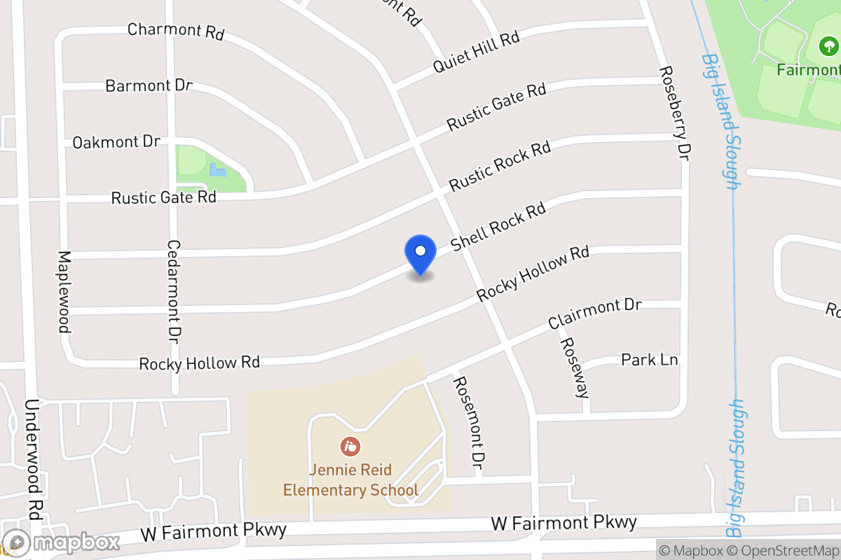 Map of 9934 Shell Rock Rd, La Porte