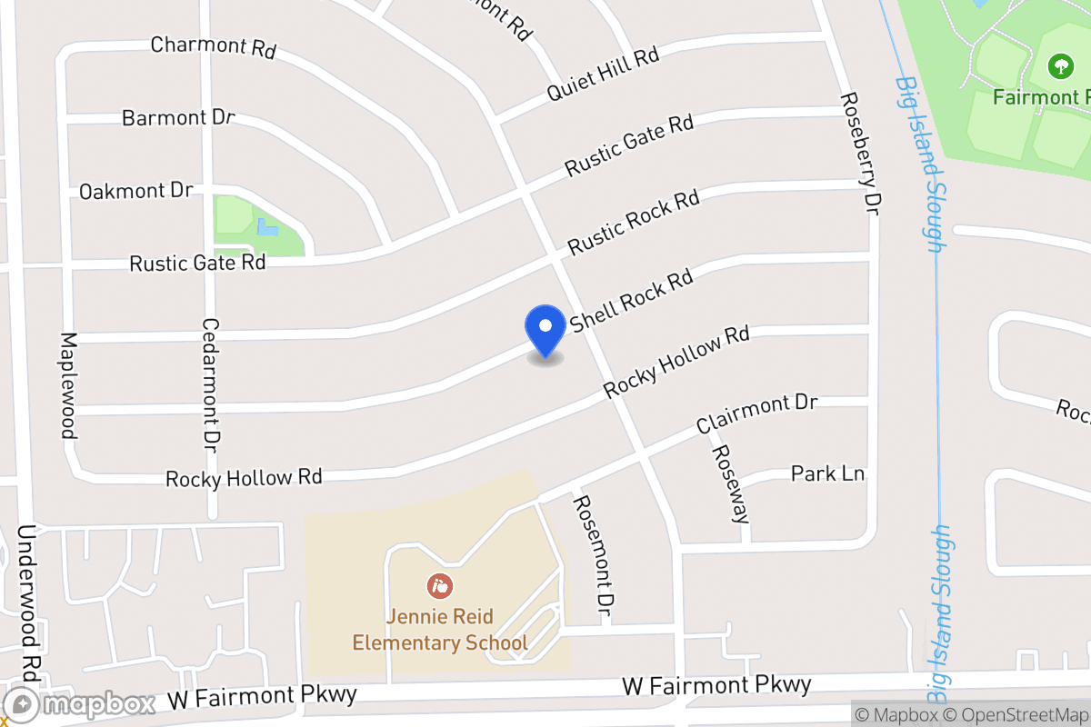 Map of 9938 Shell Rock Rd, La Porte