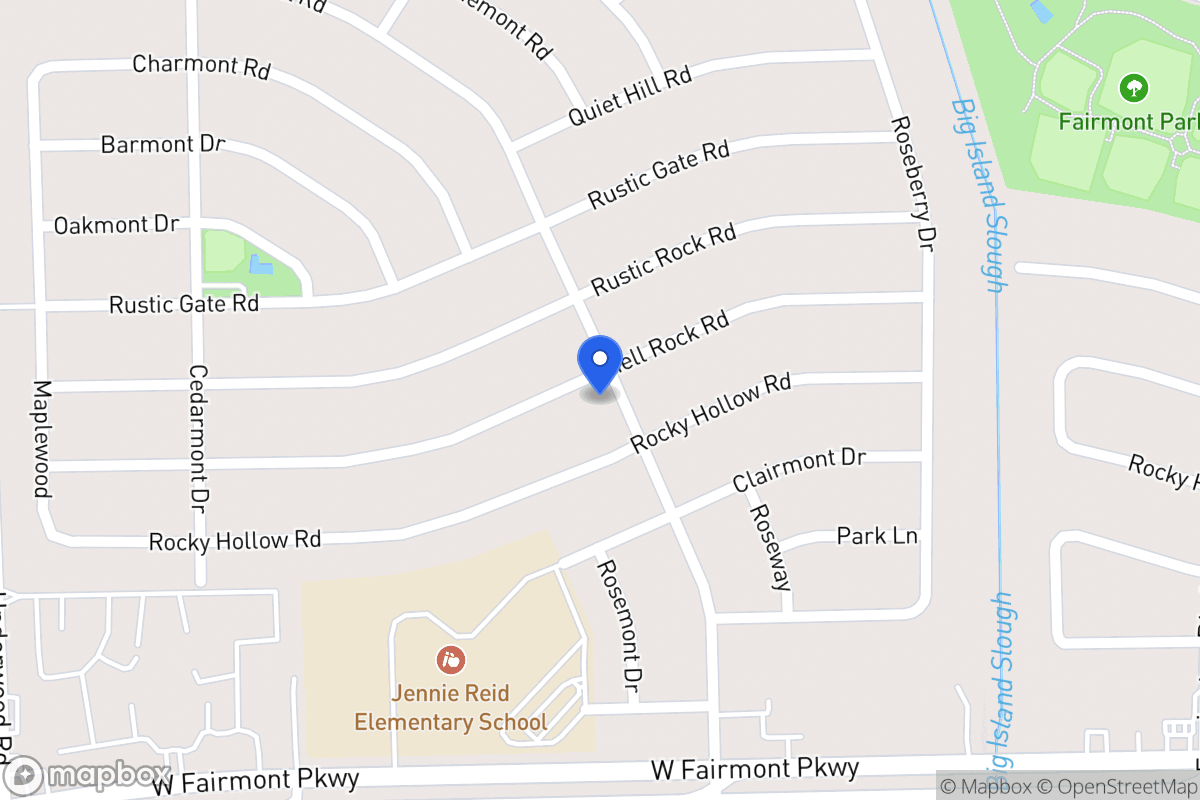 Map of 9946 Shell Rock Rd, La Porte
