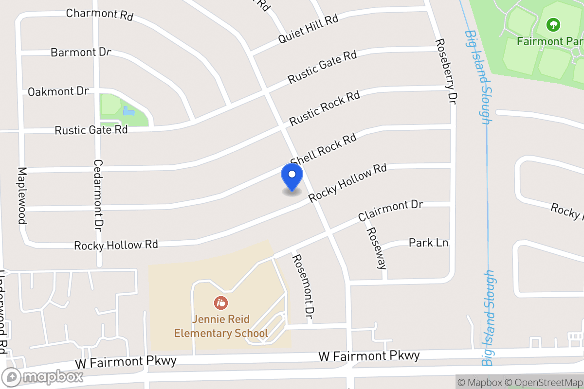 Map of 9943 Rocky Hollow Rd, La Porte