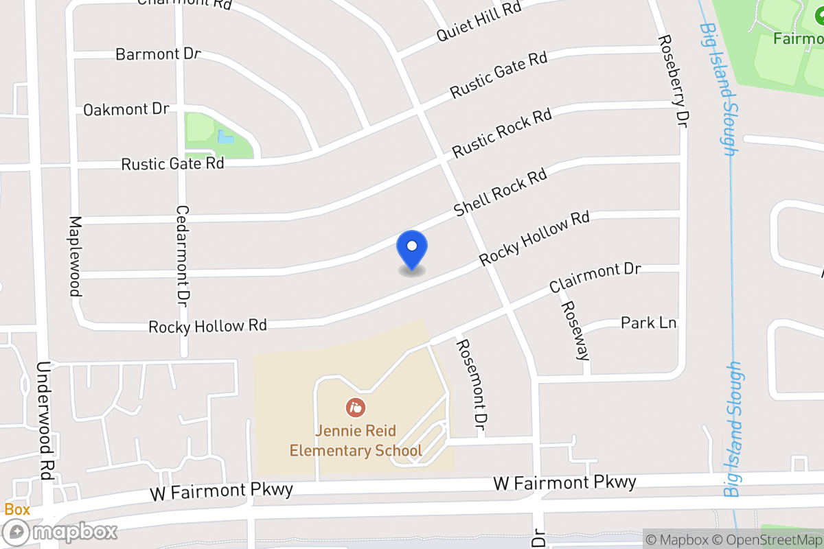 Map of 9927 Rocky Hollow Rd, La Porte