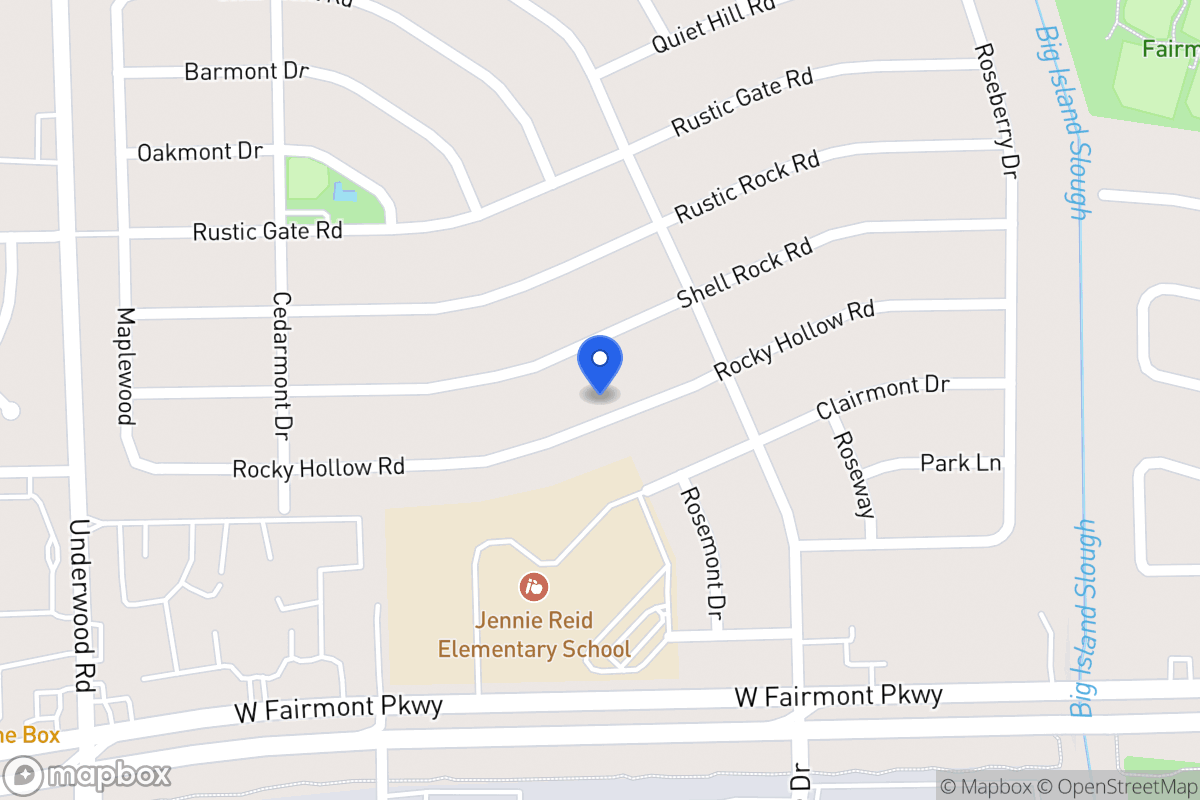 Map of 9923 Rocky Hollow Rd, La Porte