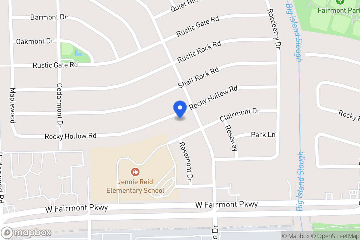Map of 9942 Rocky Hollow Rd, La Porte