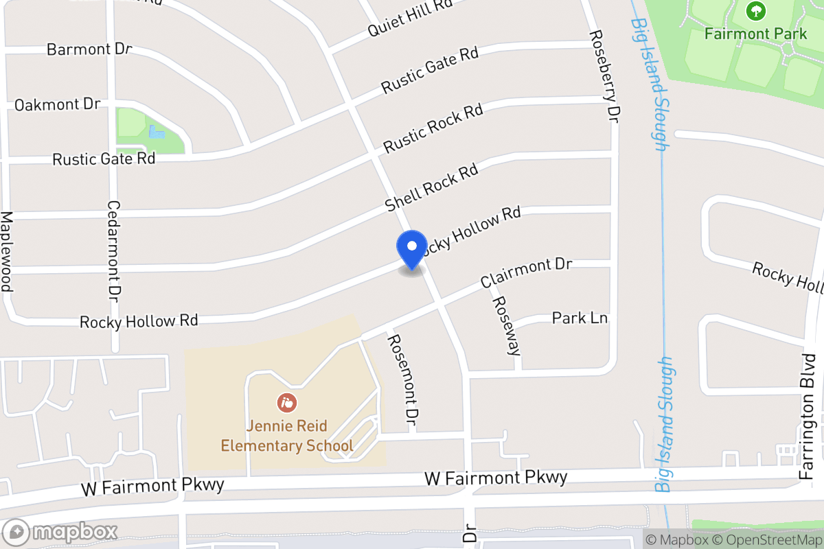 Map of 9950 Rocky Hollow Rd, La Porte