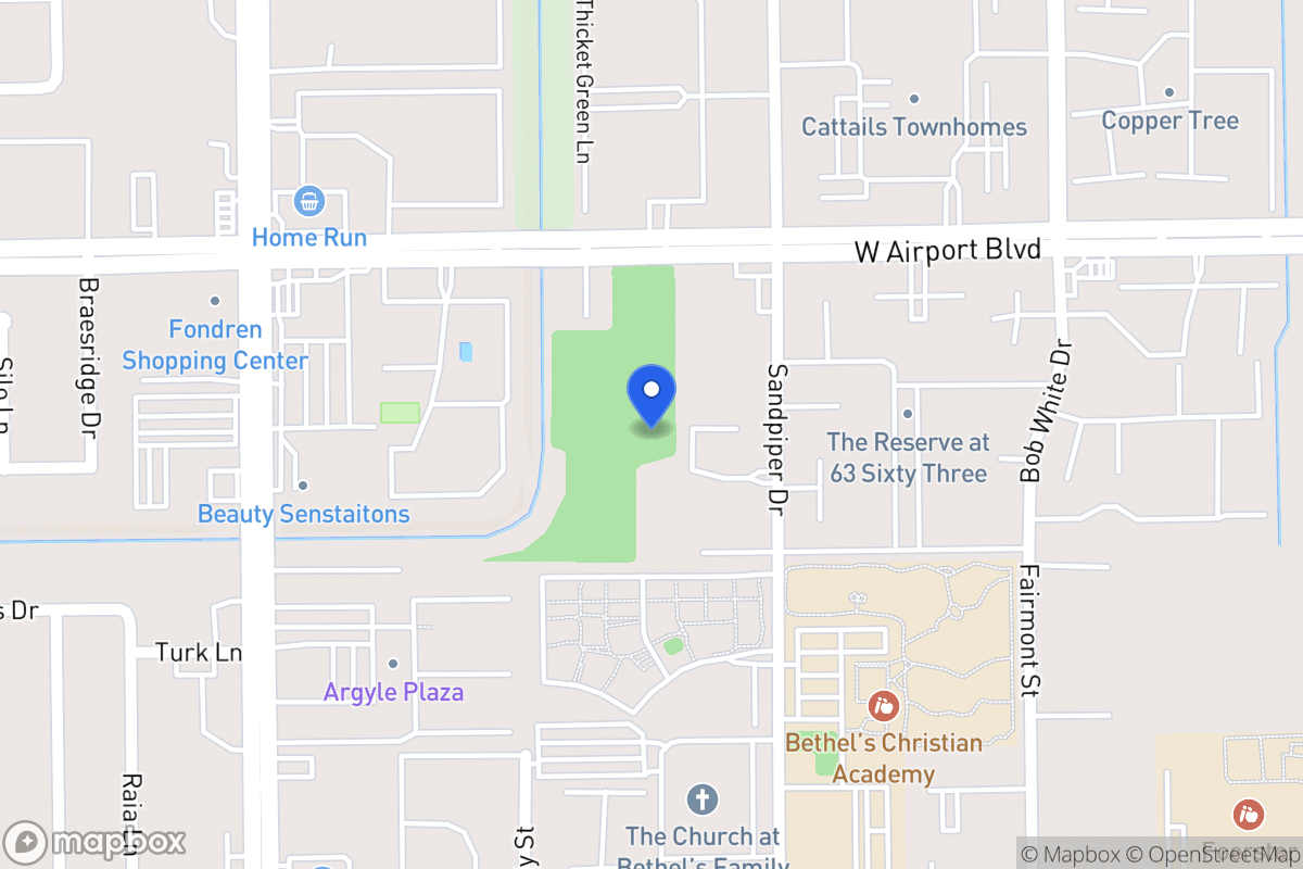 Map of 12360 Sandpiper Rd, Houston
