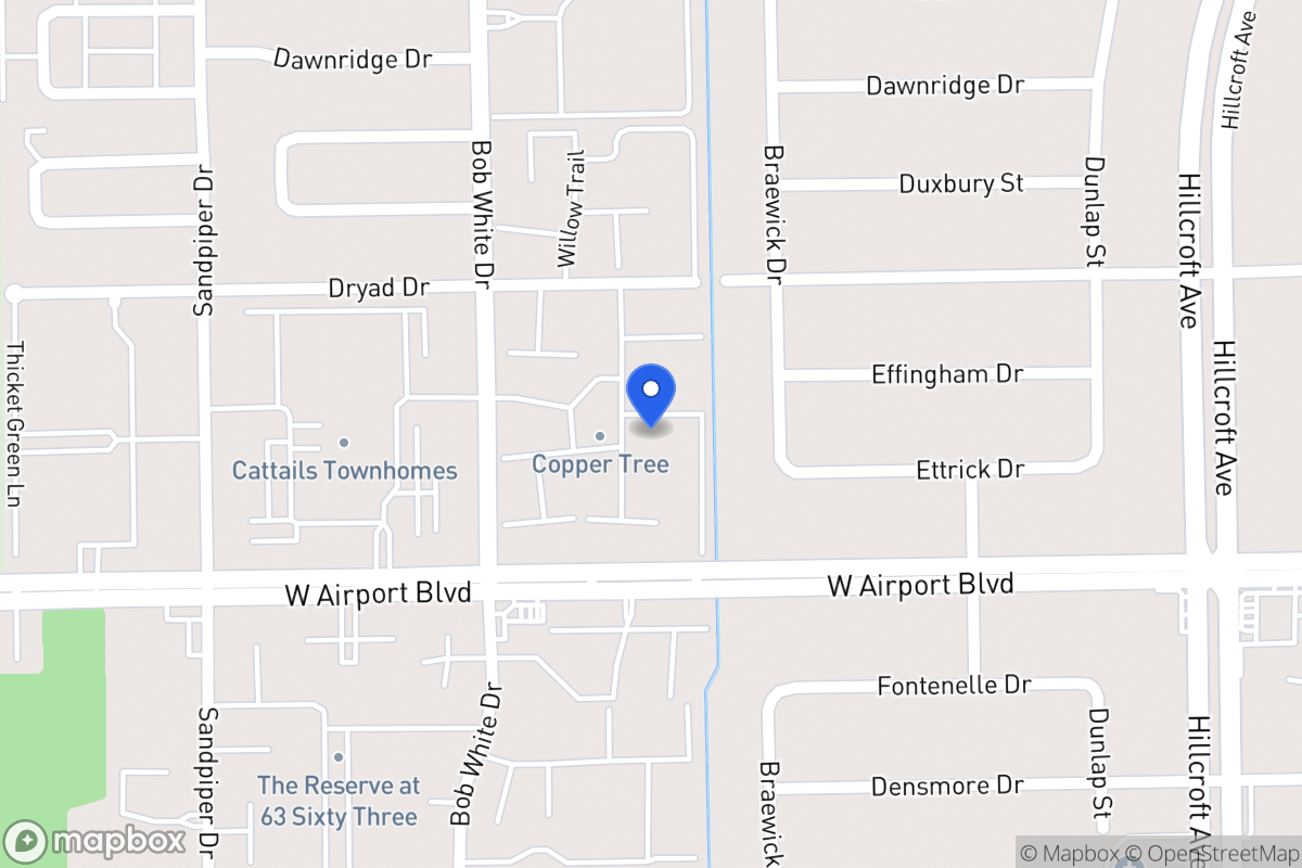Map of W 6134 Airport Blvd, Houston