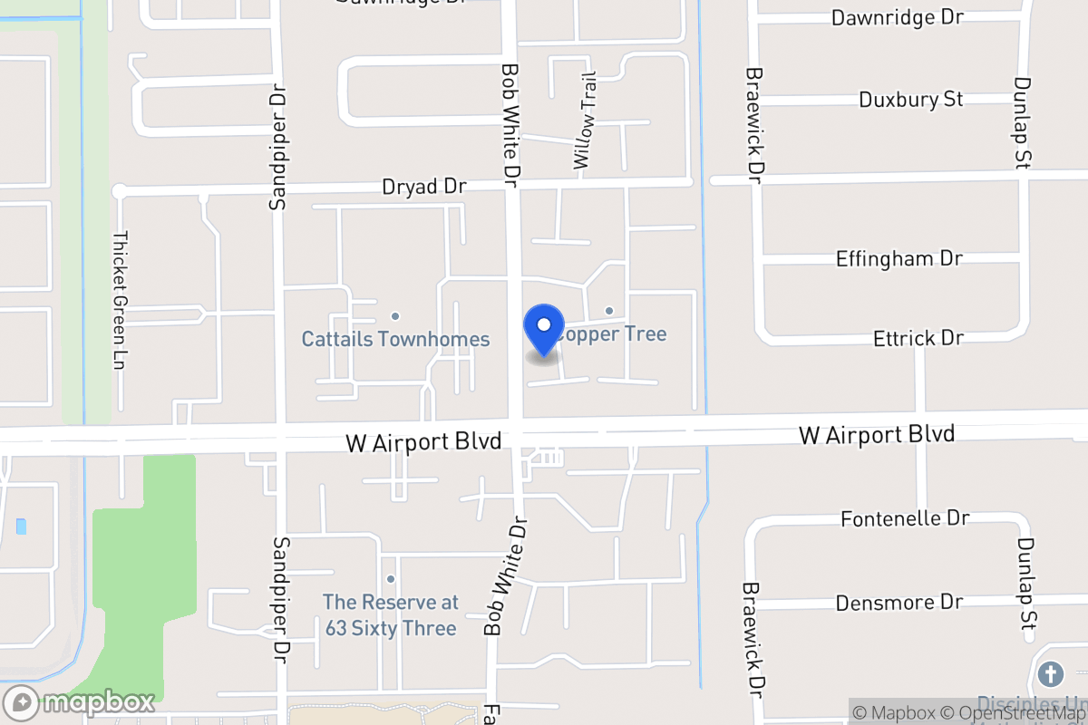 Map of 12211 Bob White Dr, Houston