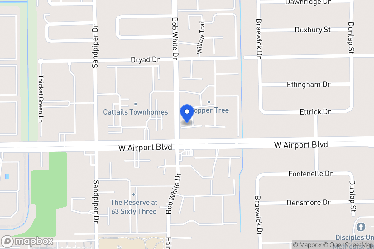 Map of 12215 Bob White Dr, Houston