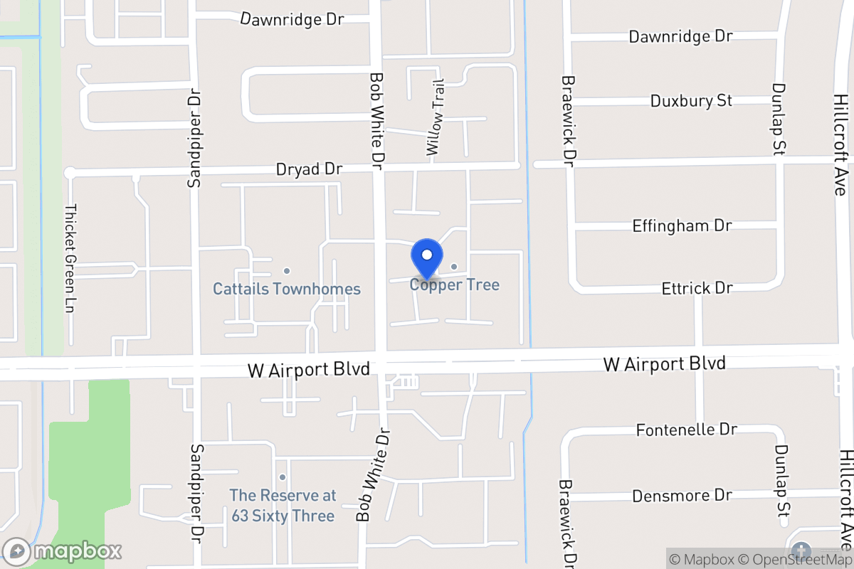 Map of W 6202 Airport Blvd, Houston