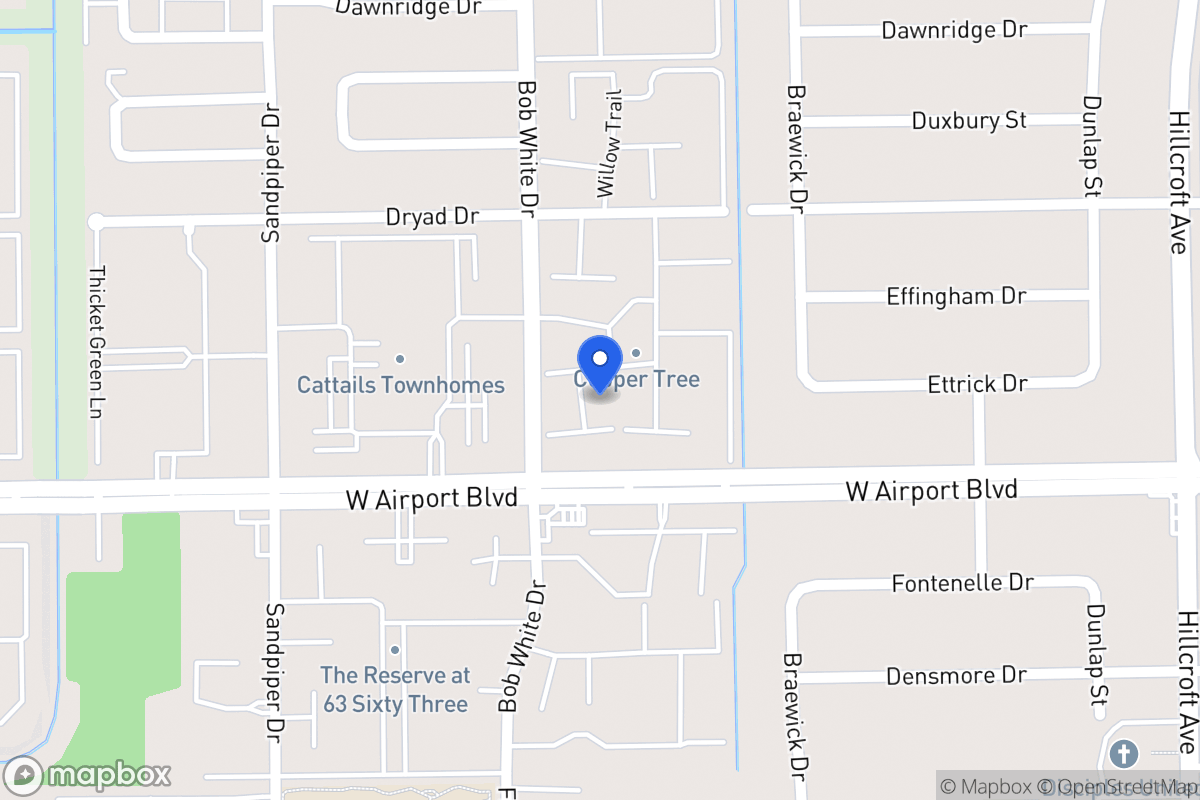 Map of W 6208 Airport Blvd, Houston
