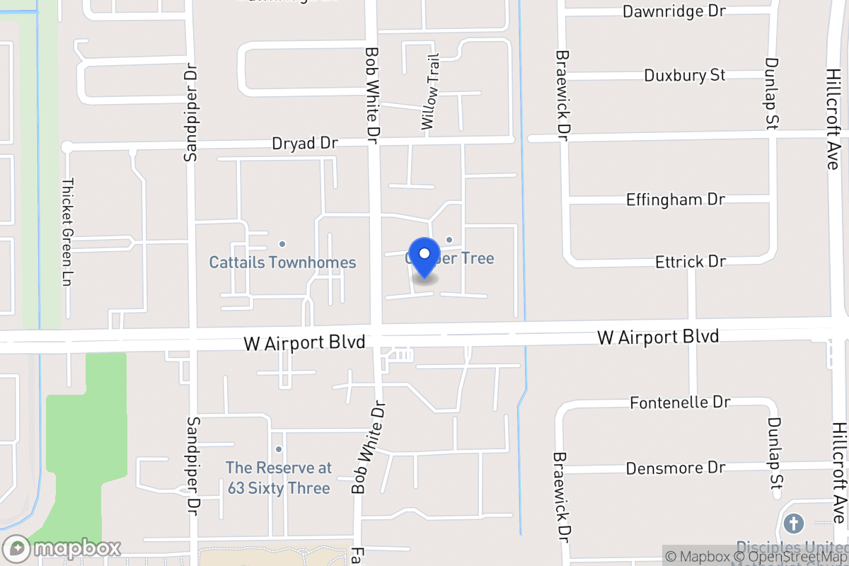 Map of W 6212 Airport Blvd, Houston
