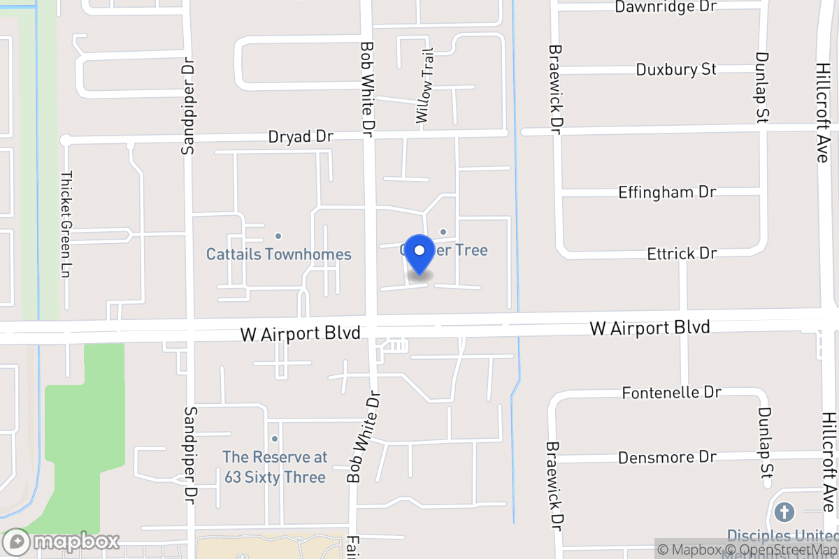 Map of W 6214 Airport Blvd, Houston