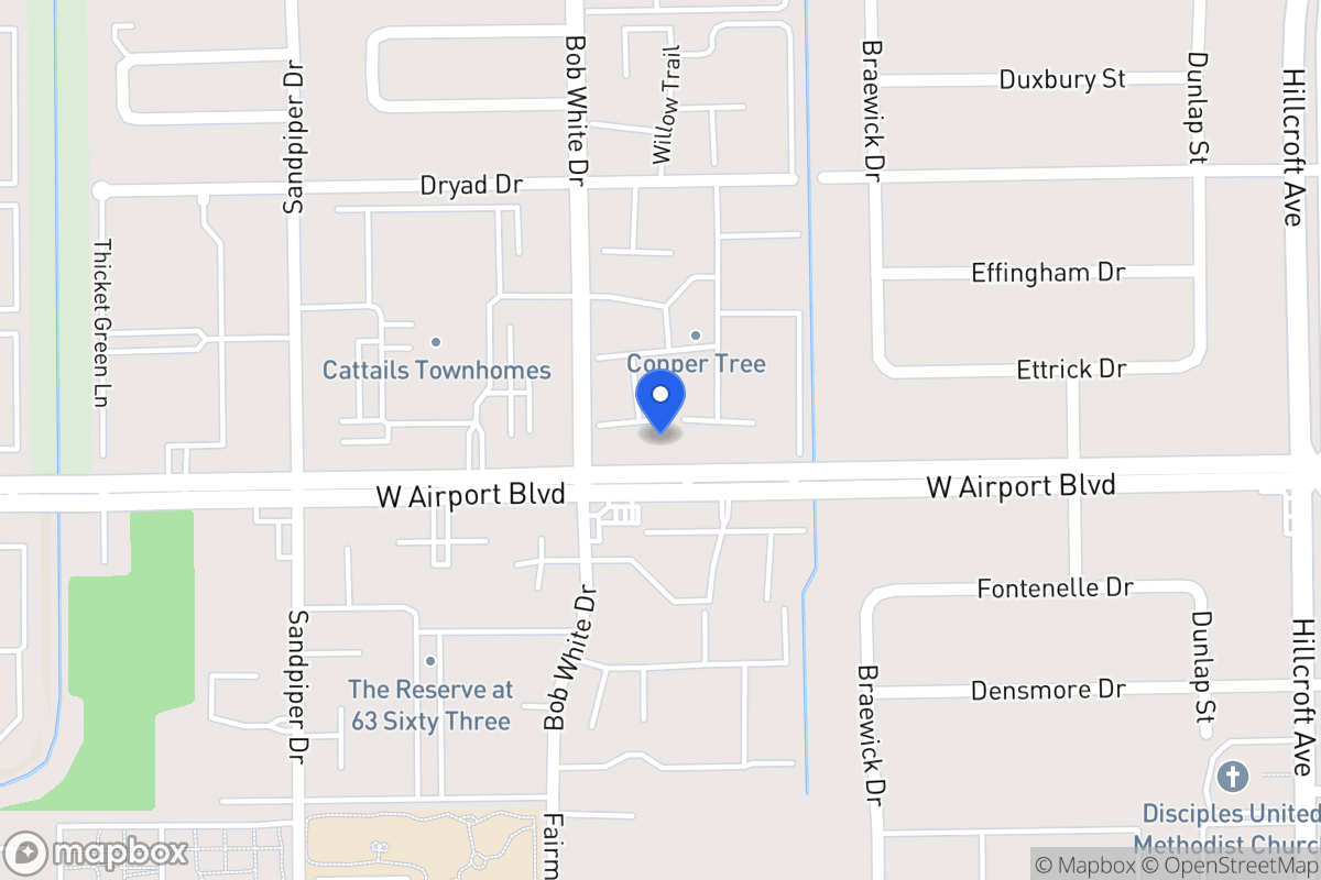 Map of W 6218 Airport Blvd, Houston