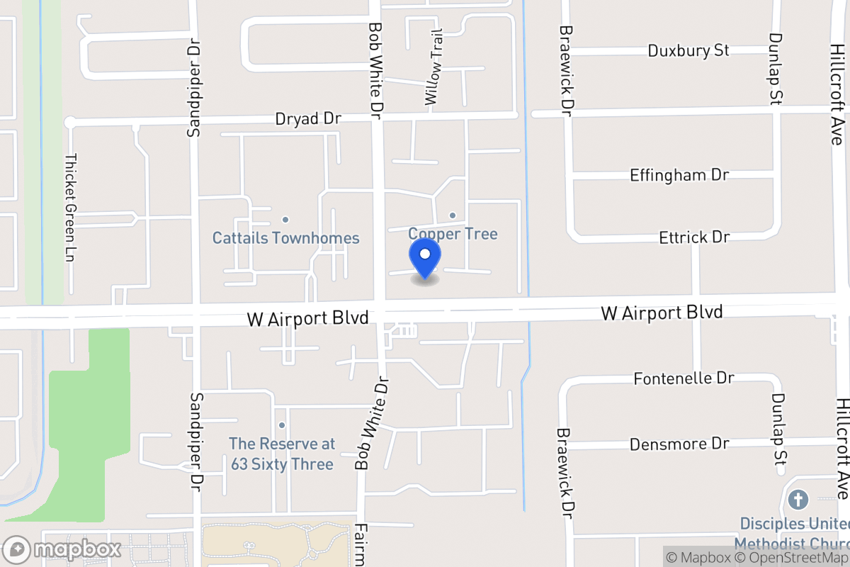 Map of W 6220 Airport Blvd, Houston