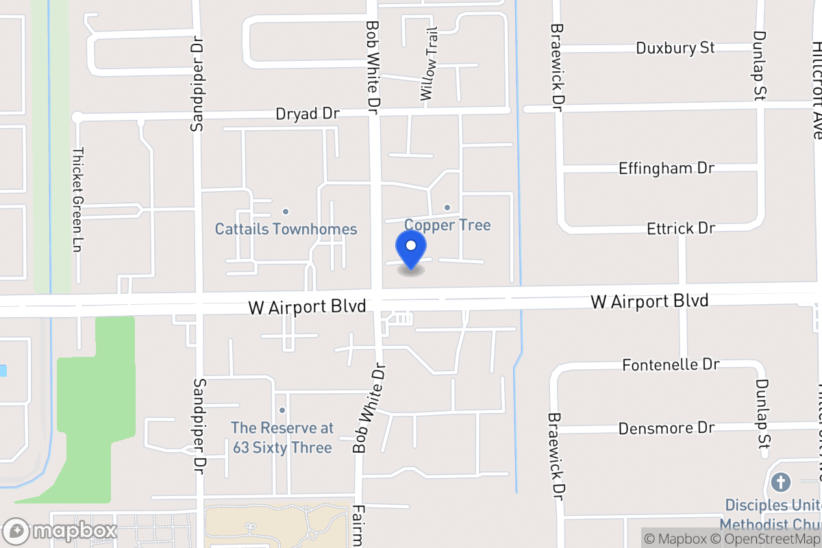 Map of W 6224 Airport Blvd, Houston