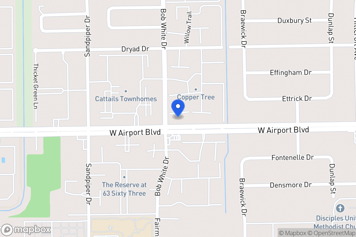 Map of W 6226 Airport Blvd, Houston