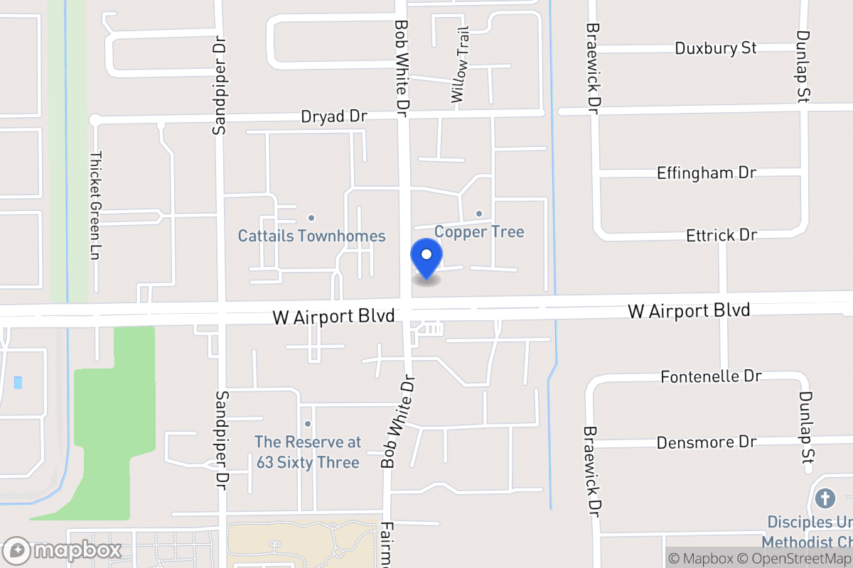 Map of W 6230 Airport Blvd, Houston