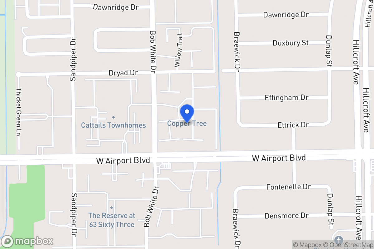 Map of W 6182 Airport Blvd, Houston