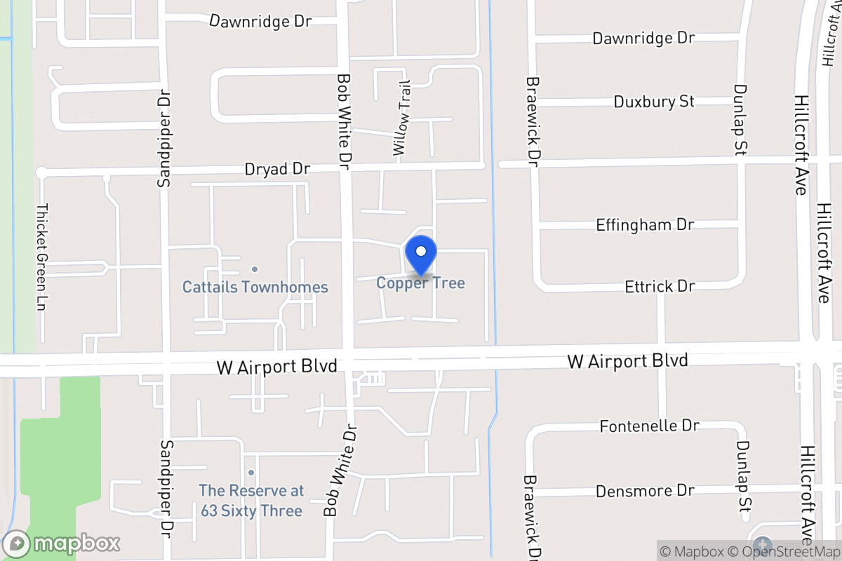 Map of W 6184 Airport Blvd, Houston