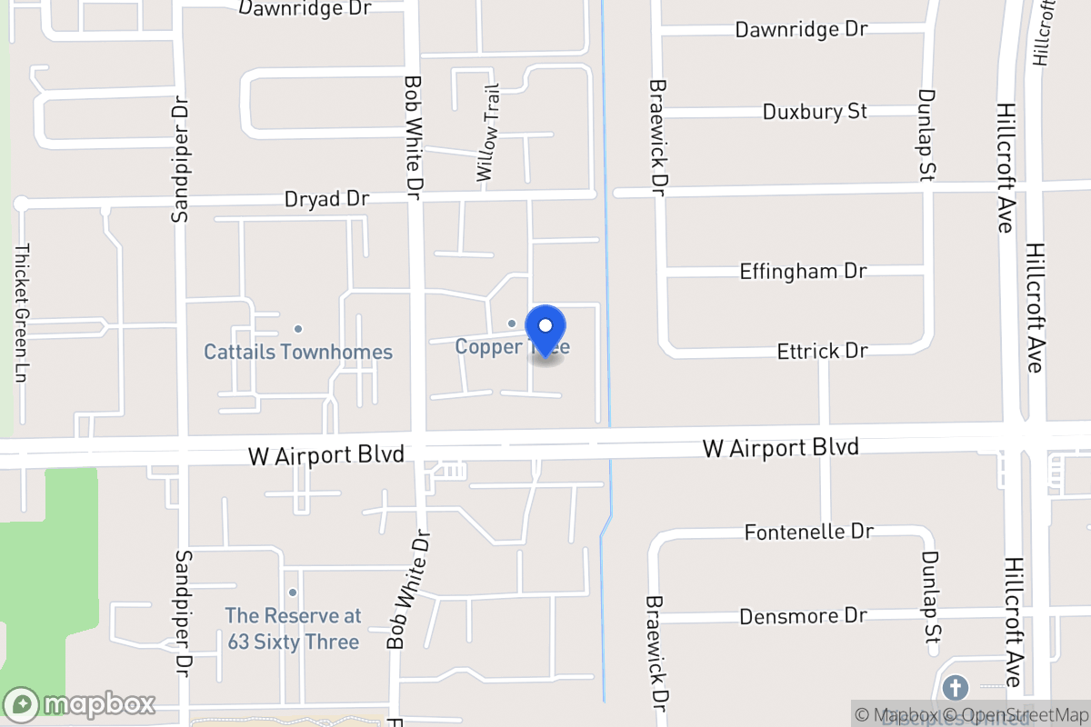 Map of W 6146 Airport Blvd, Houston
