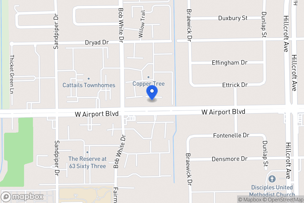 Map of W 6164 Airport Blvd, Houston