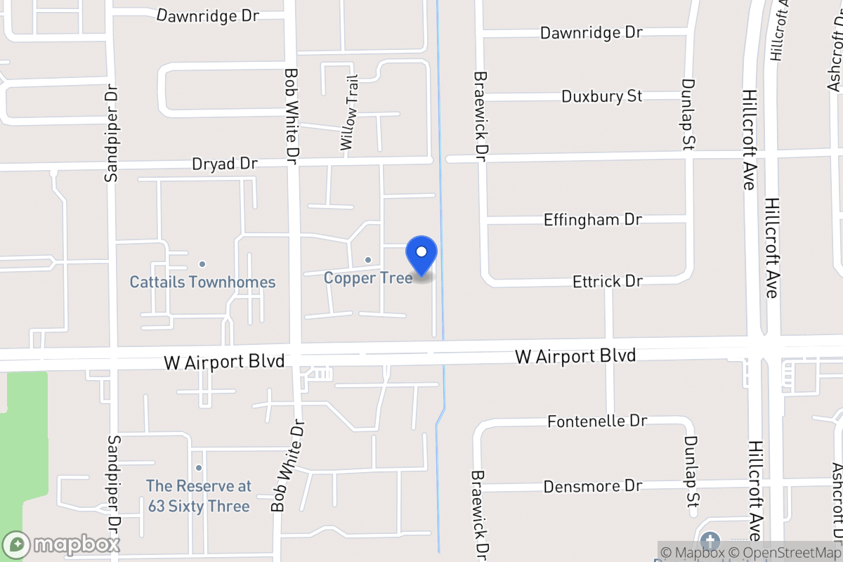Map of W 6122 Airport Blvd, Houston