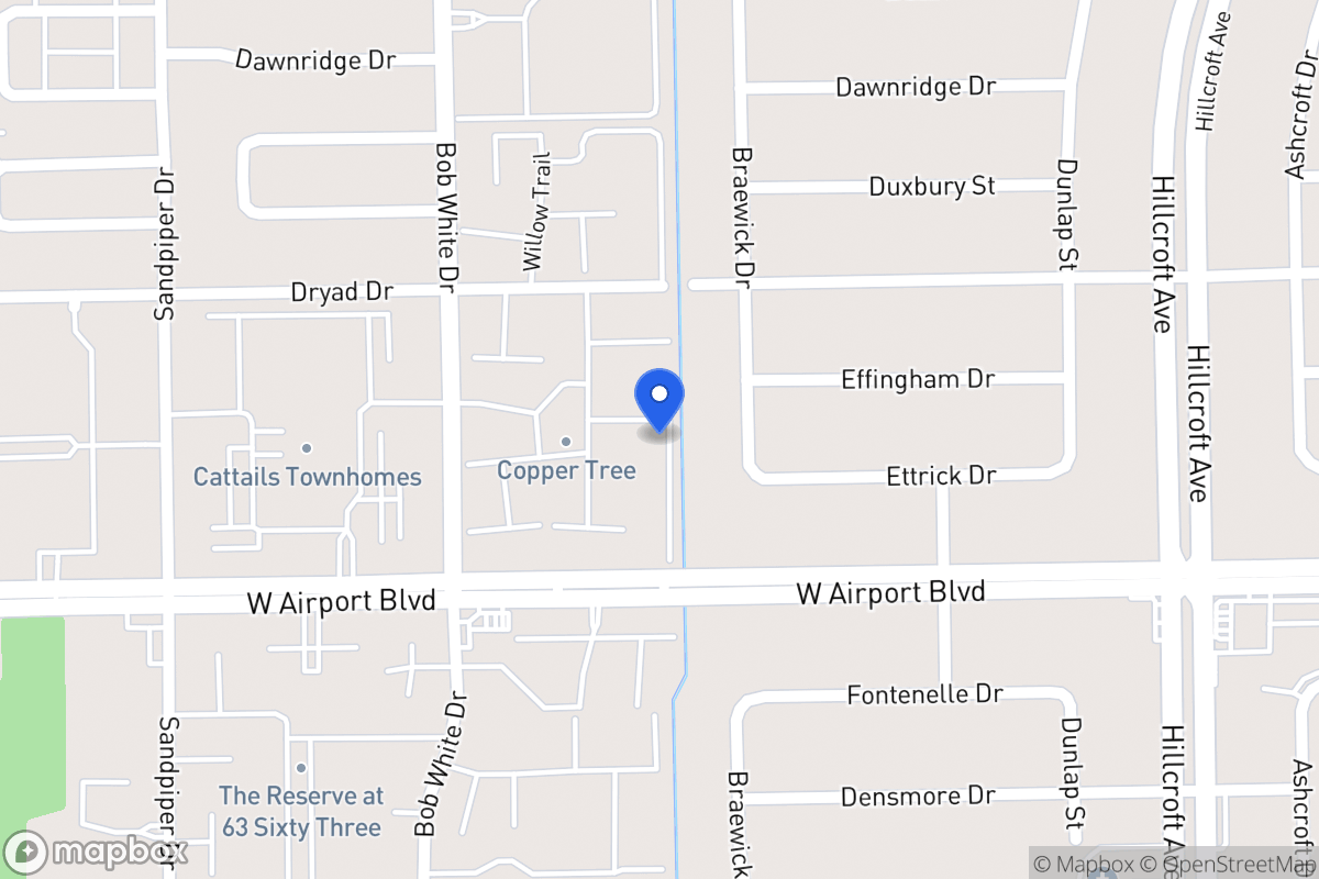 Map of W 6124 Airport Blvd, Houston