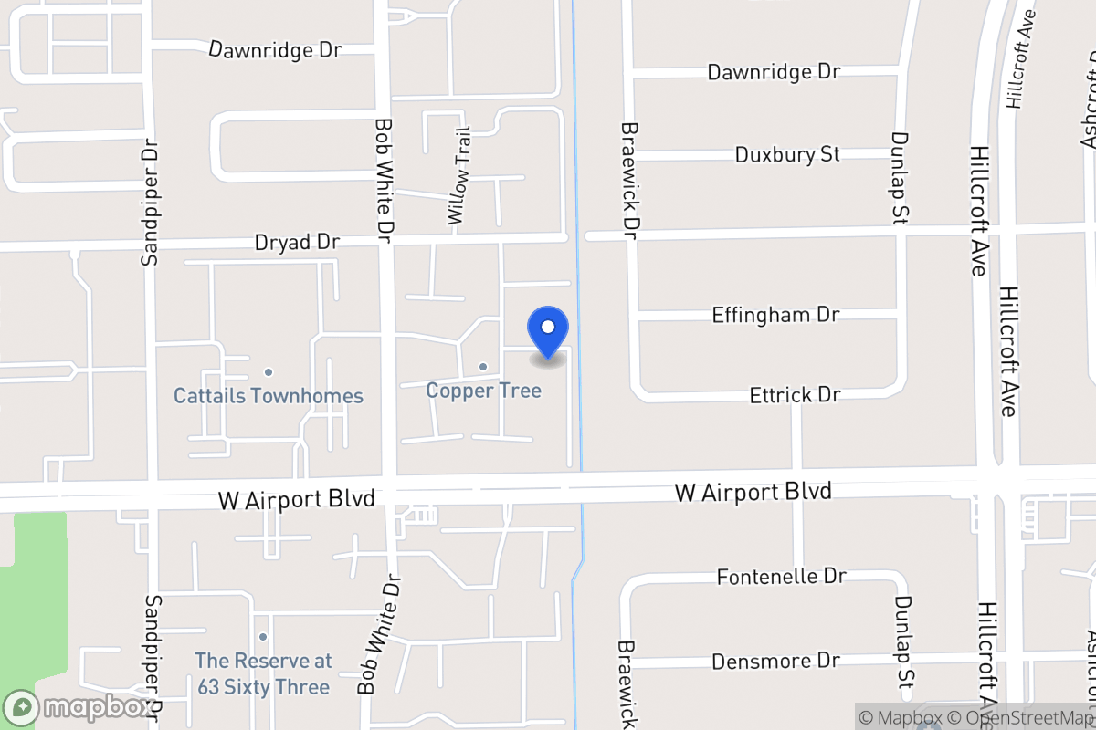 Map of W 6128 Airport Blvd, Houston