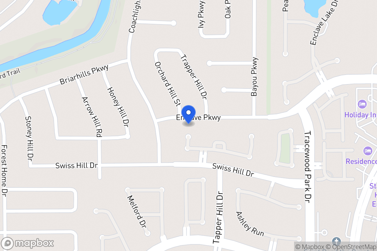 Map of 918 Enclave Pky, Houston