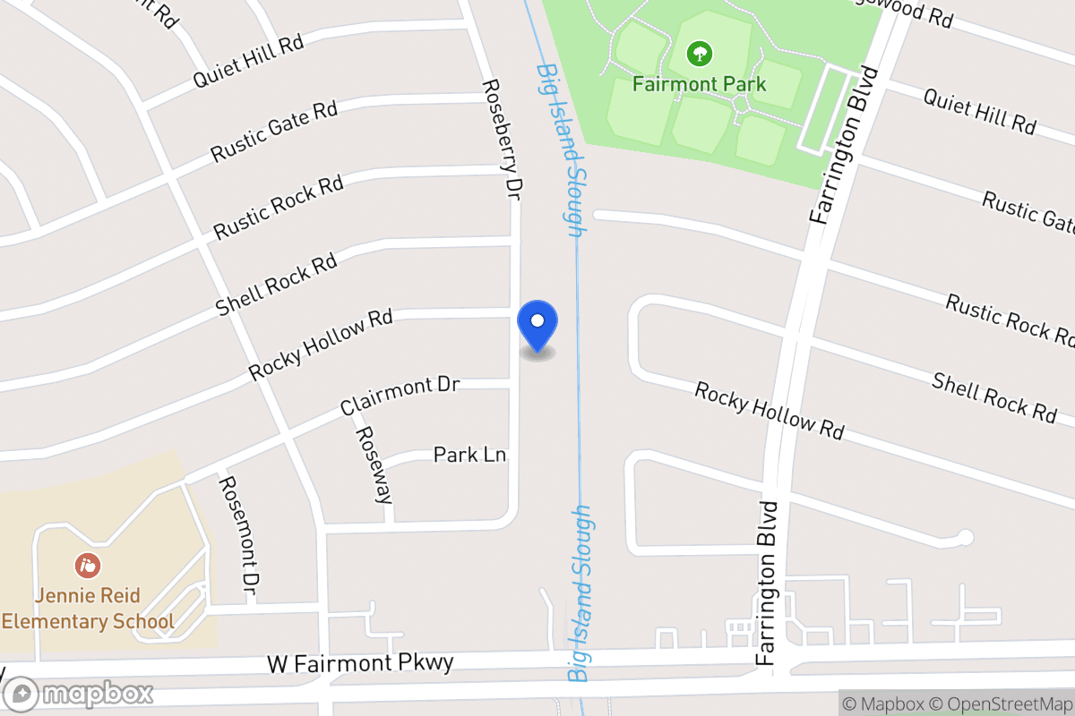 Map of 3731 Roseberry Dr, La Porte