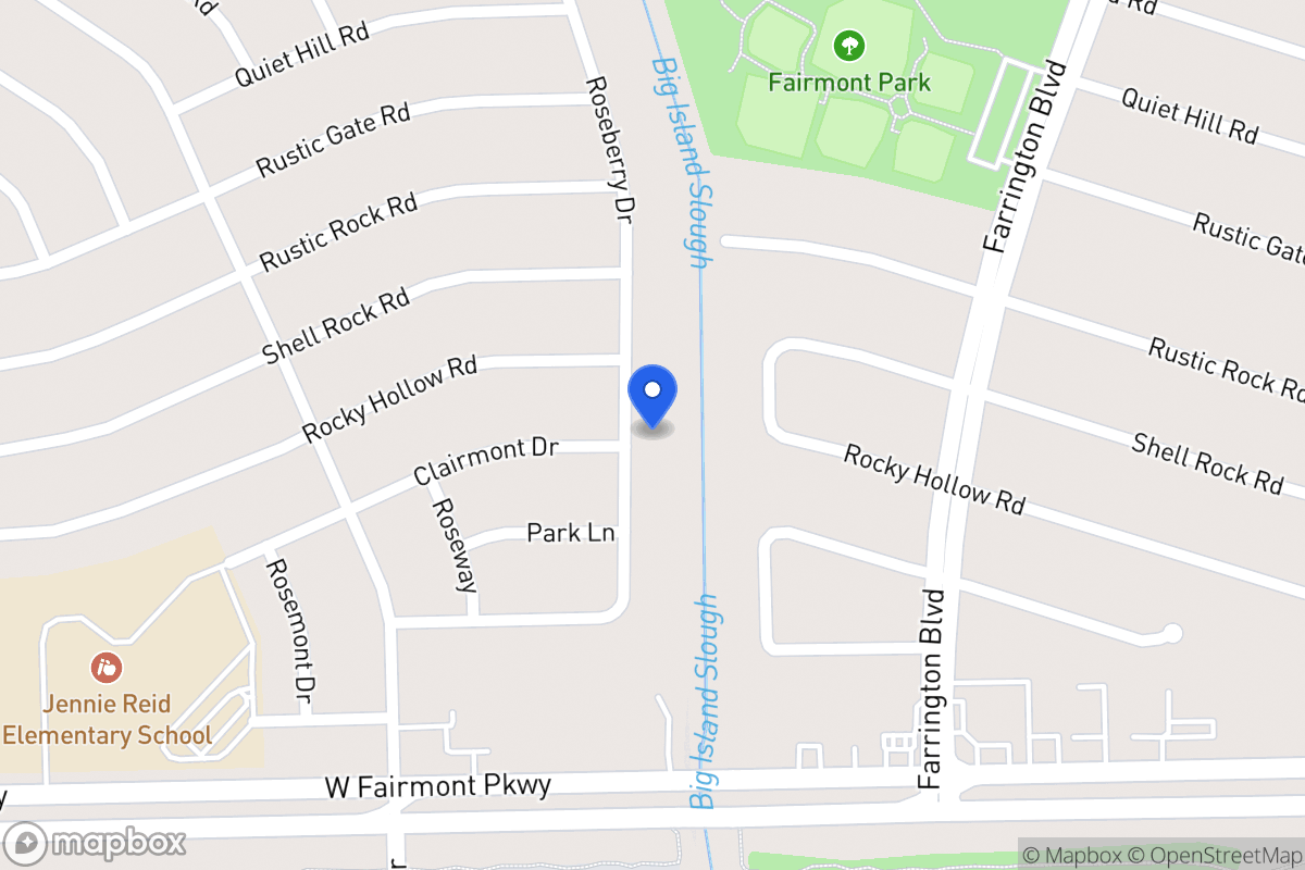 Map of 3735 Roseberry Dr, La Porte