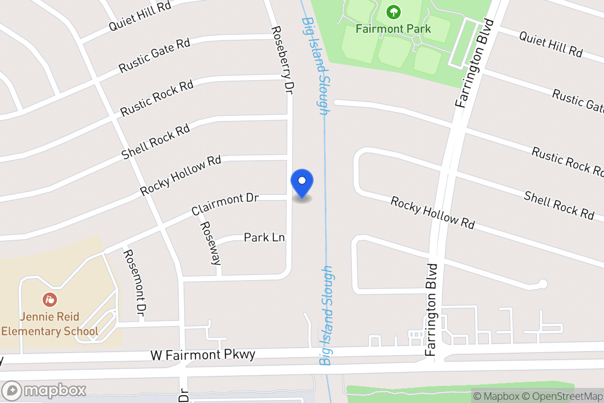 Map of 3803 Roseberry Dr, La Porte
