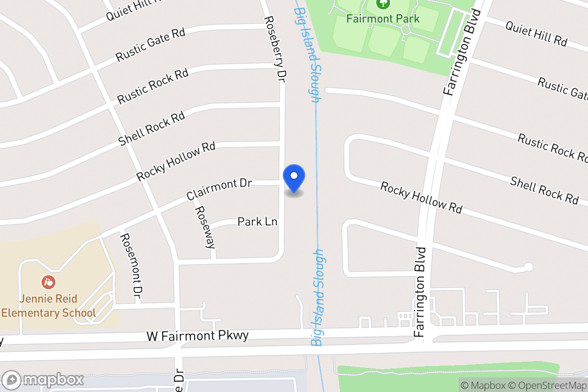 Map of 3807 Roseberry Dr, La Porte