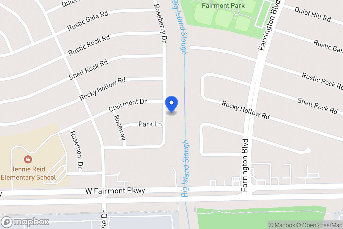 Map of 3811 Roseberry Dr, La Porte