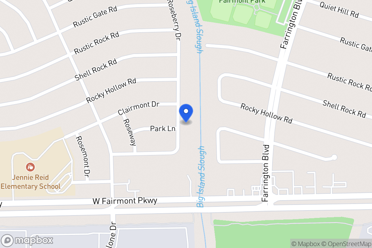 Map of 3815 Roseberry Dr, La Porte