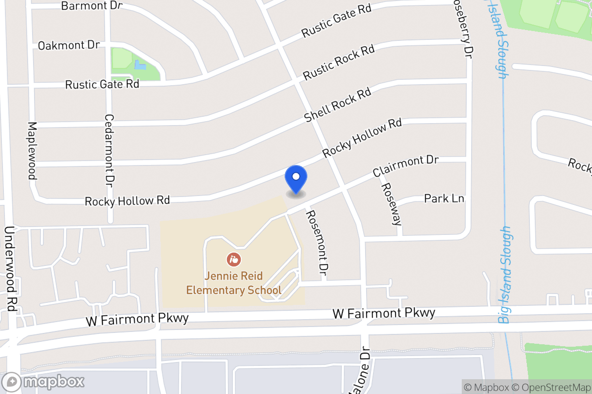 Map of 9735 Clairmont Dr, La Porte